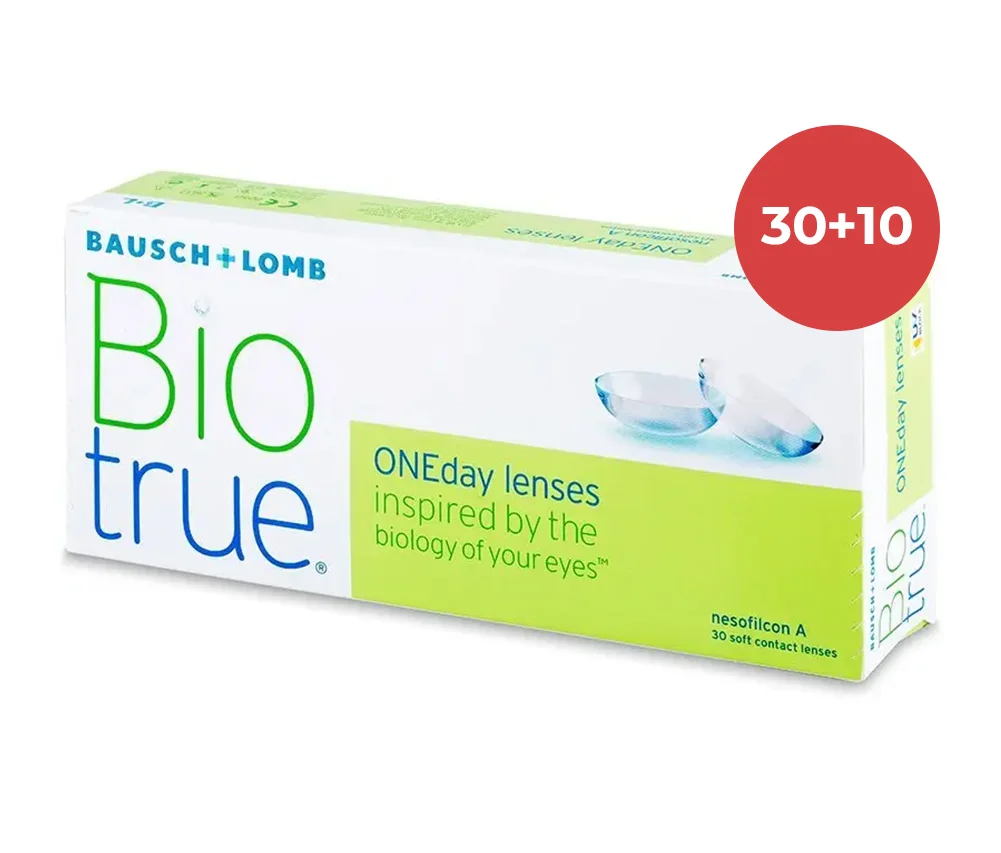 <p>Акція на щоденні МКЛ Bauch+Lomb Biotrue ONE DAY 30+10 !!!</p>
